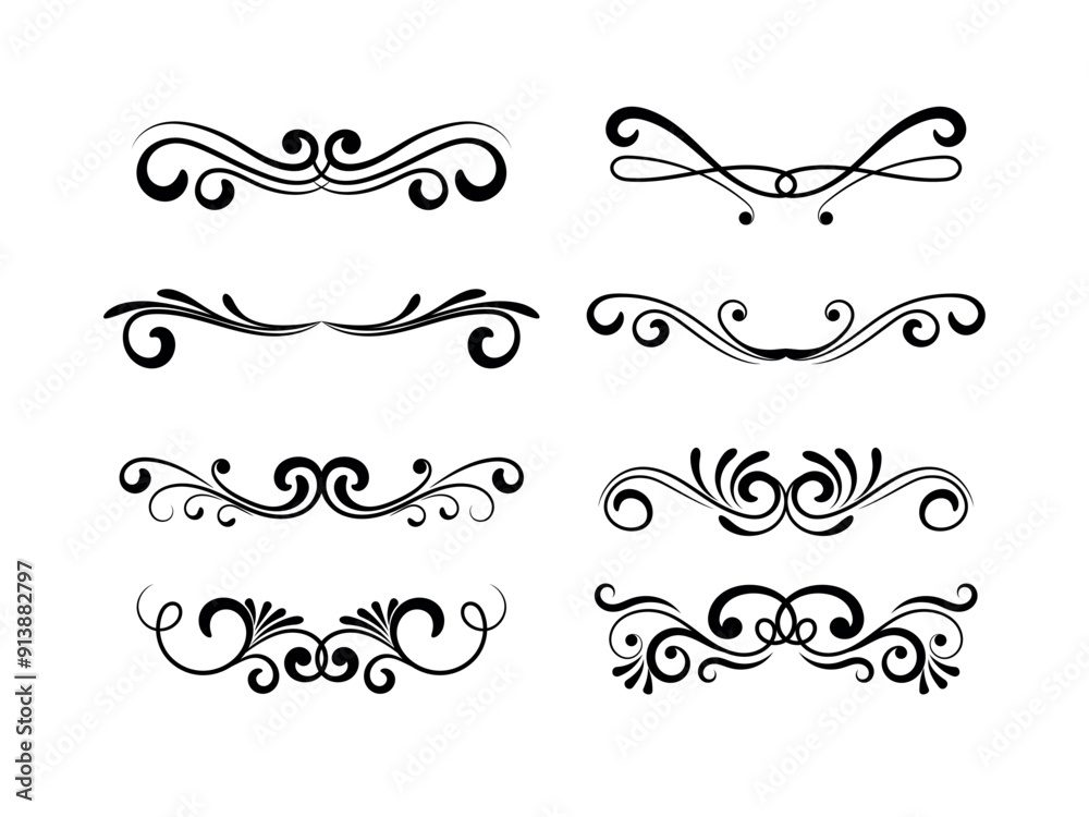 Hand drawn frames and banners. Classic calligraphy swirls, swashes, floral motifs. Good for greeting cards, wedding invitations, restaurant menu, royal certificates and graphic design.
Hand drawn frames and banners. Classic calligraphy swirls, swashes, floral motifs. Good for greeting cards, wedding invitations, restaurant menu, royal certificates and graphic design.