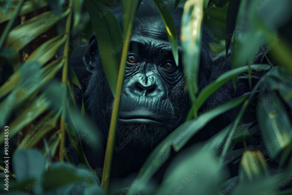 Obraz premium Gorilla in the Jungle.