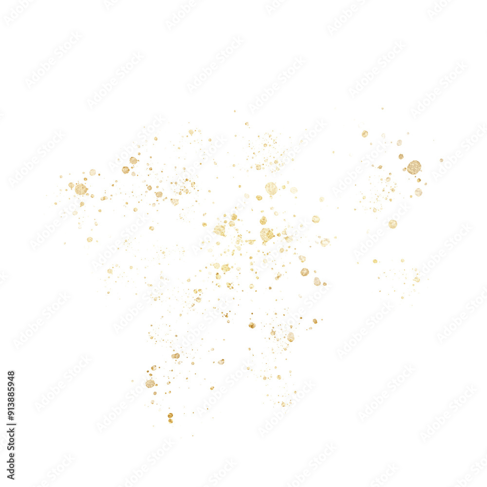 Gold glitter dots on transparent background. Gold glitter particles splatter. Golden sparkle confetti. Shiny glittering dust luxury design element Gold glitter dots on transparent background. Gold glitter particles splatter. Golden sparkle confetti. Shiny glittering dust luxury design element