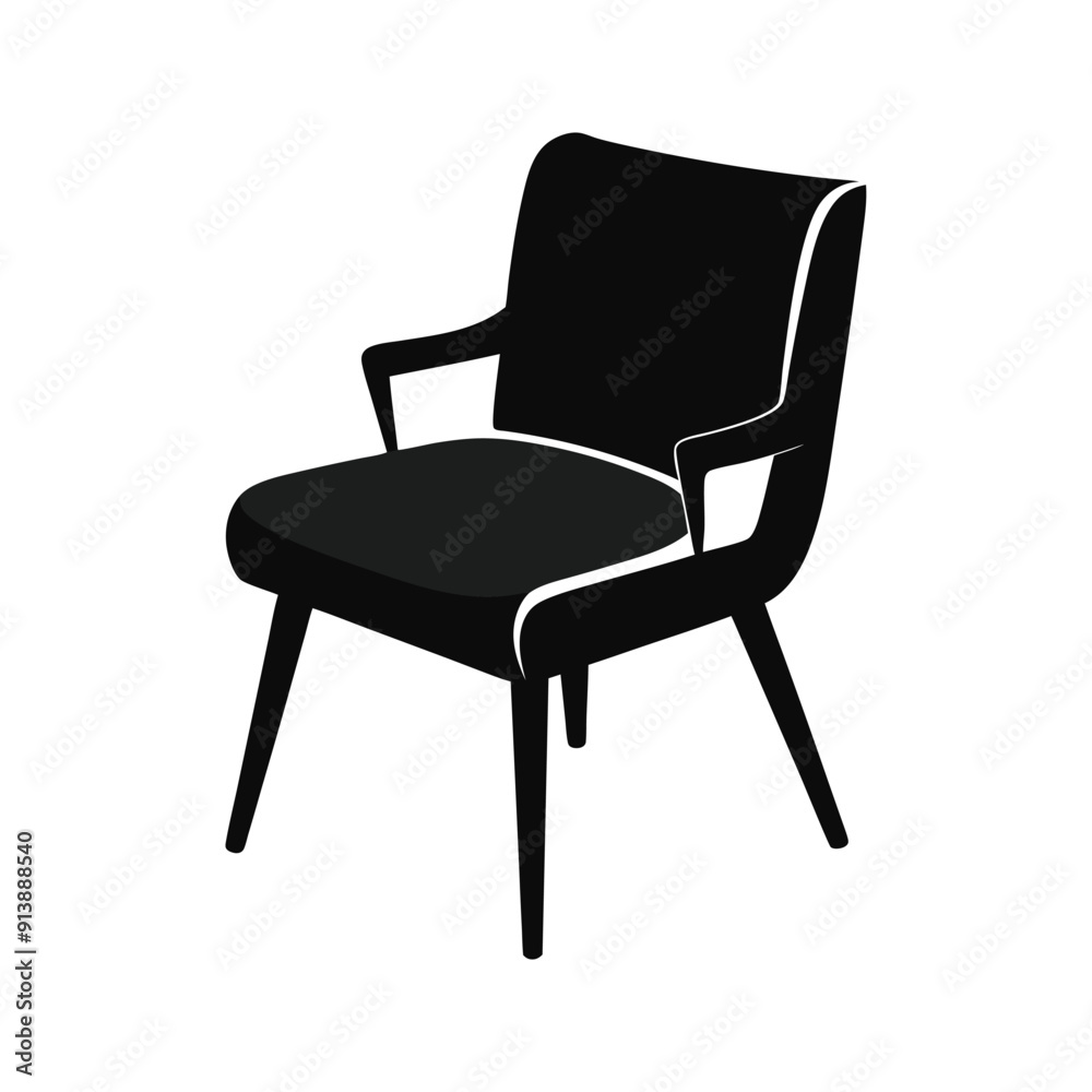 Chair Silhouette Vector Chair Silhouette Vector