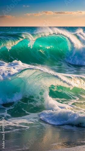 Beautiful beaches and crashing waves