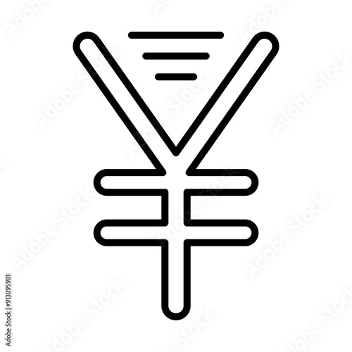 Yen Sign icon Design