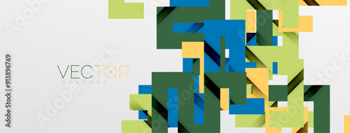 Color bend lines with shadow texture effect. Vector Illustration For Wallpaper, Banner, Background, Card, Book Illustration, landing page
