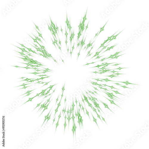 colorful fireworks elements
