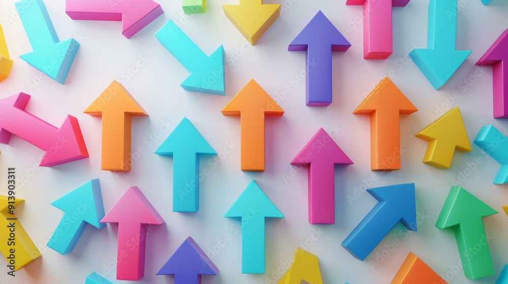 background of multicolored arrows pointing upwards background of multicolored arrows pointing upwards