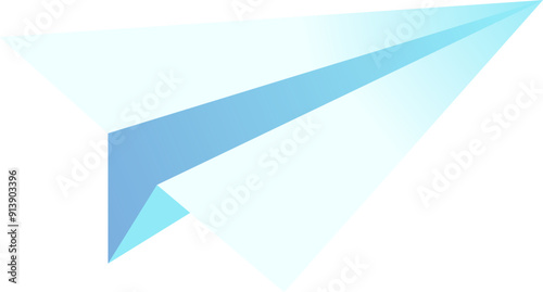 Free Download Gradient Paper Plane Illustration - GFXLoad