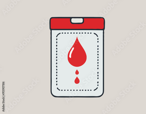 Blood donation - Intravenous bag
