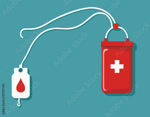 Blood donation - Intravenous bag
