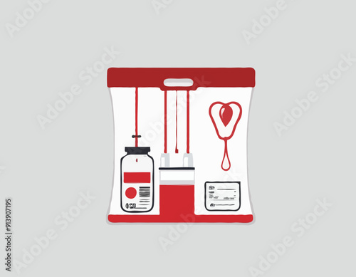 Blood donation - Intravenous bag
