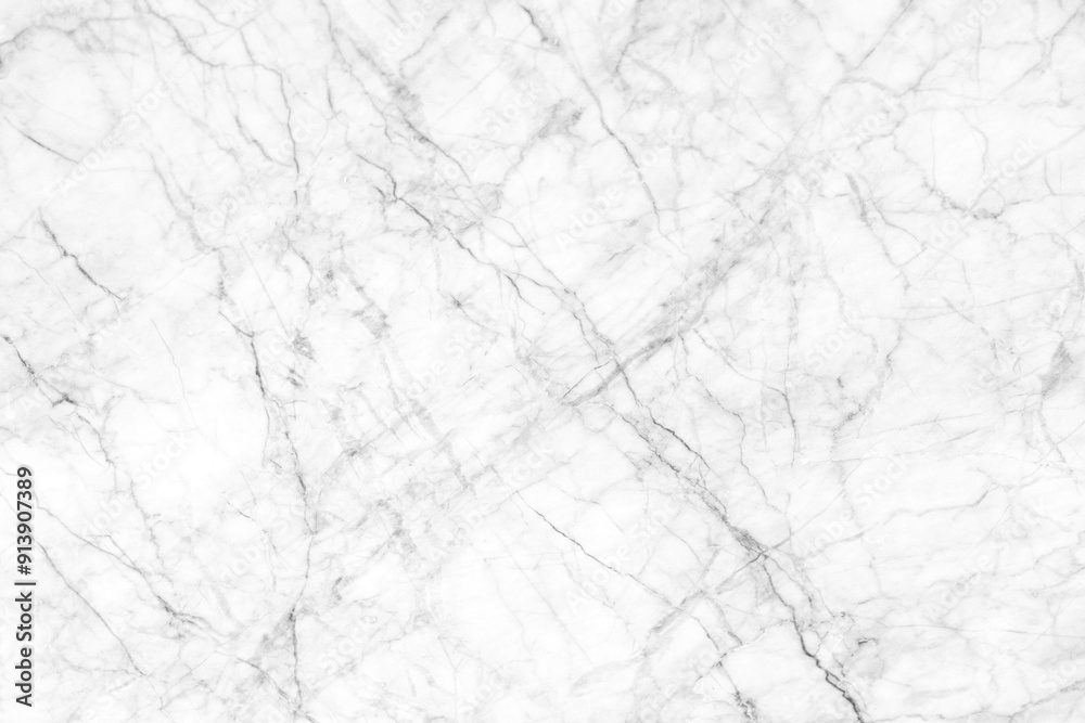 Fototapeta premium White marble background or texture and copy space, horizontal shape