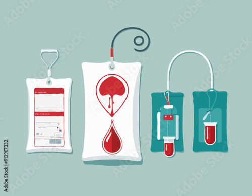 Blood donation - Intravenous bag
