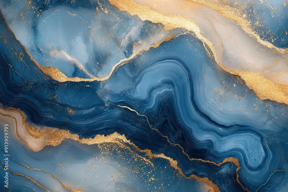 luxurious marble and gold texture swirling blue marble veins interspersed with shimmering gold accents elegant and opulent abstract background luxurious marble and gold texture swirling blue marble veins interspersed with shimmering gold accents elegant and opulent abstract background