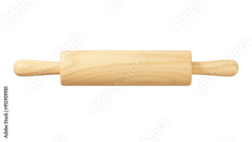 Obraz na płótnie PNG 3D rolling pin, element illustration, transparent background