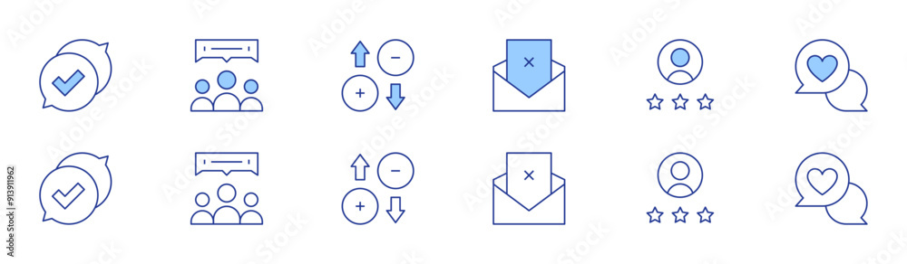 Feedback icon set in two styles, Duotone and Thin Line style. Editable stroke. bad review, review, feedback, customer satisfaction Feedback icon set in two styles, Duotone and Thin Line style. Editable stroke. bad review, review, feedback, customer satisfaction