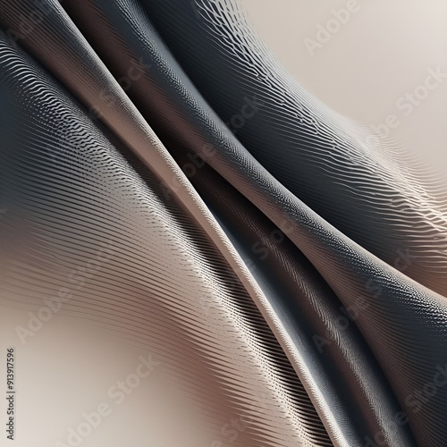 Shiny Liquid Texture Material Background Gold Silver Water Paint Brush Waves and Shapes
