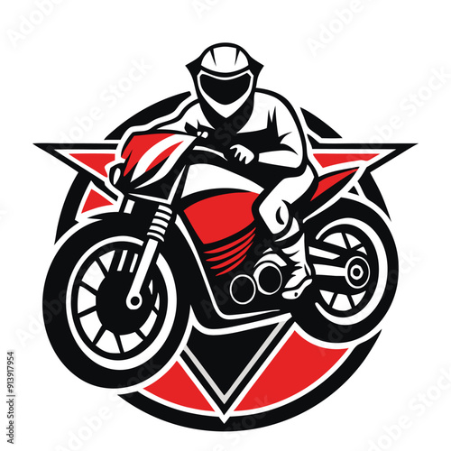 Motorcycle logo vector