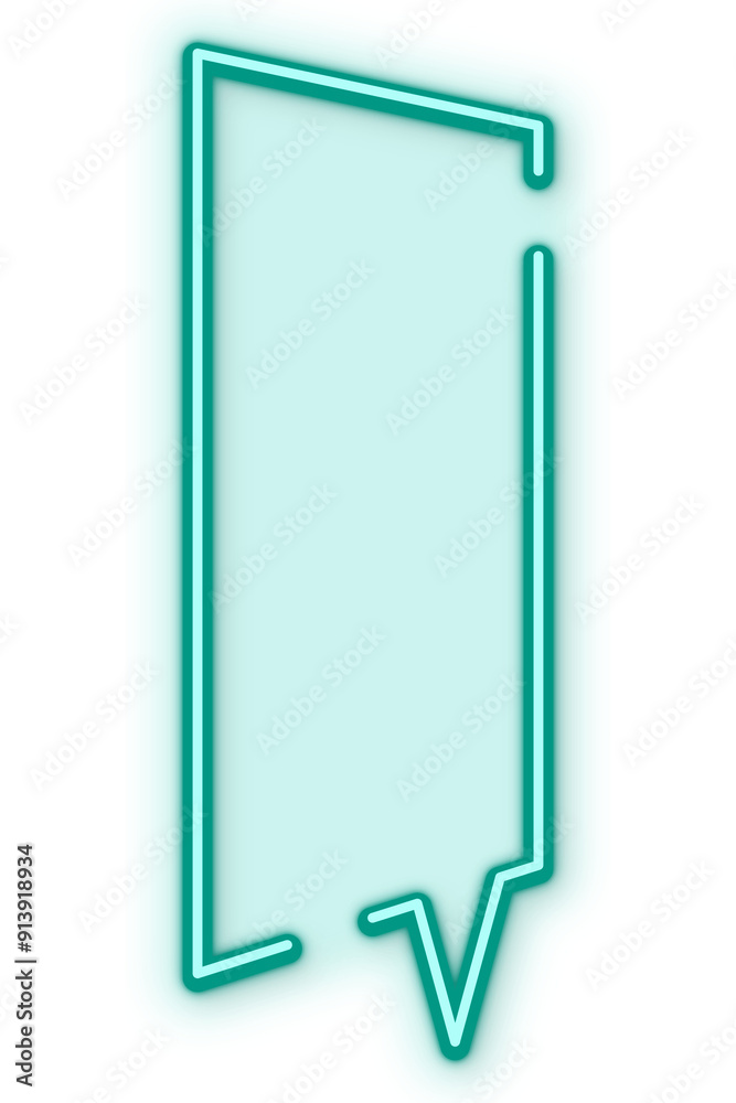 Green speech balloon design element transparent png