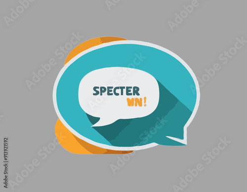 Register Now Speech Bubble Label vector illustration