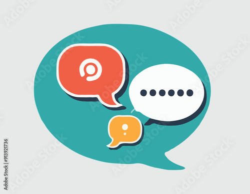 Register Now Speech Bubble Label vector illustration