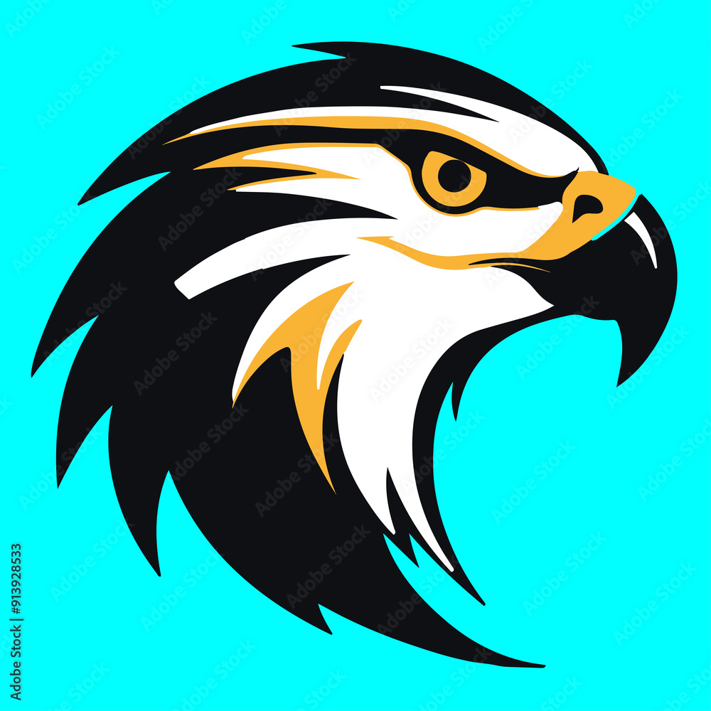 Fototapeta premium Hawk Vector Logo icon Artwork