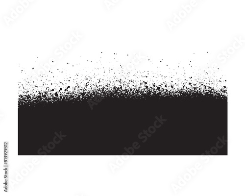 Ink black brush stroke, paint stroke, grunge ink stroke
