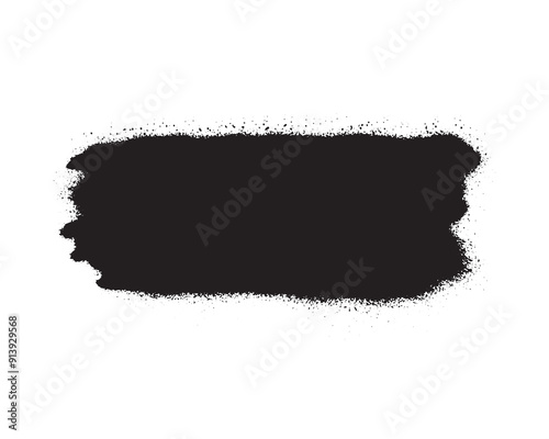 Ink black brush stroke, paint stroke, grunge ink stroke

