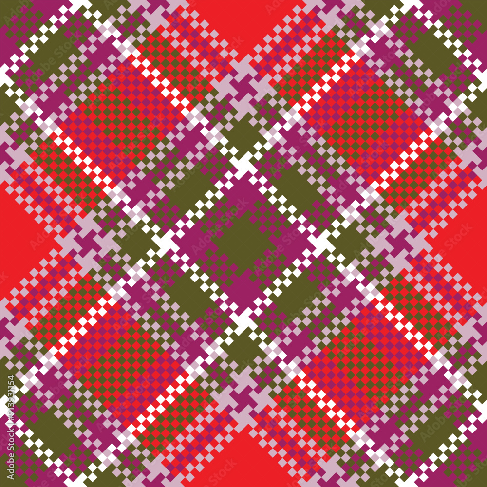 Tartan Plaid Vector Seamless Pattern. Abstract Check Plaid Pattern. Template for Design Ornament. Seamless Fabric Texture. Tartan Plaid Vector Seamless Pattern. Abstract Check Plaid Pattern. Template for Design Ornament. Seamless Fabric Texture.