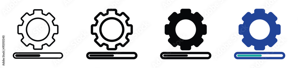 set of update system icon vector. stock. illustration. set of update system icon vector. stock. illustration.