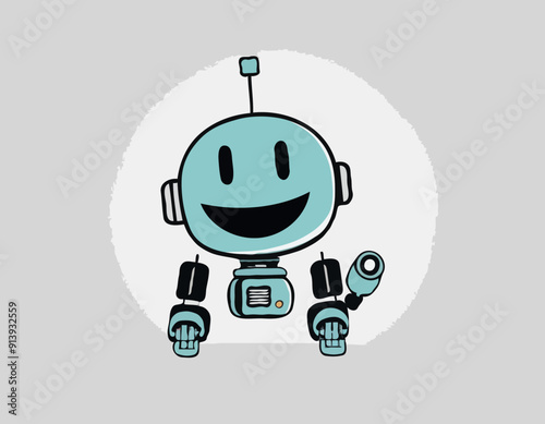 ute smiling robot 