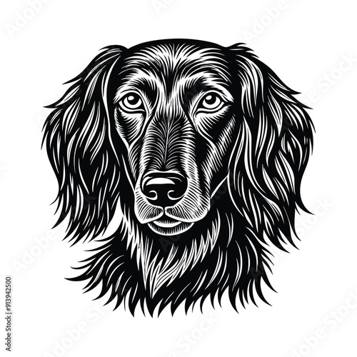 Irish Setter Dog Silhouette Vector