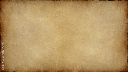 Aged scroll with textured brown background in vintage style