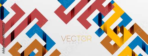 Color bend lines with shadow texture effect. Vector Illustration For Wallpaper, Banner, Background, Card, Book Illustration, landing page