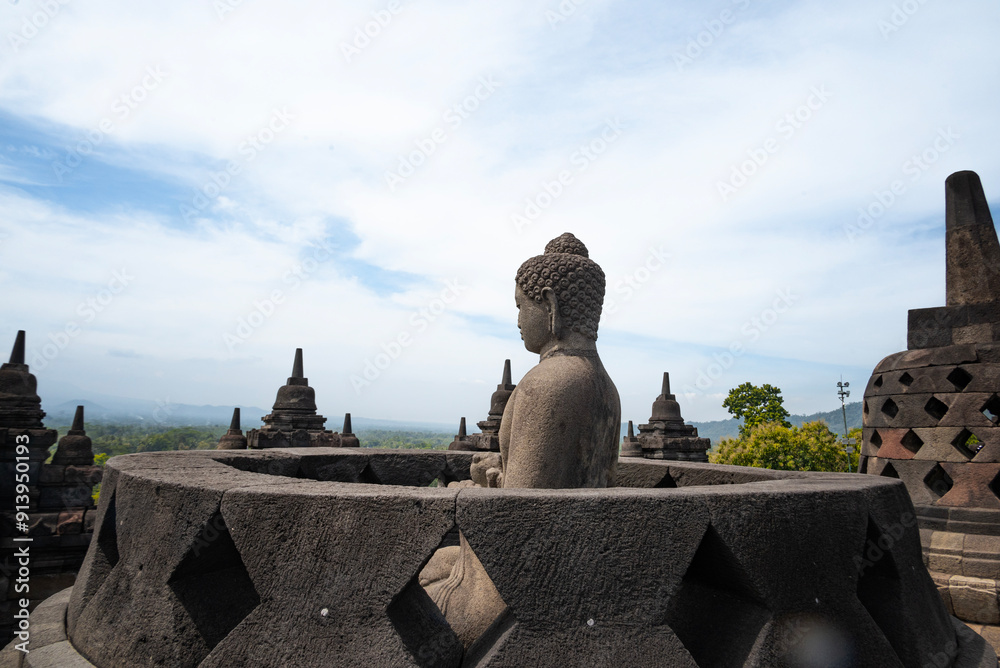 Fototapeta premium the Borobudur in Indonesia