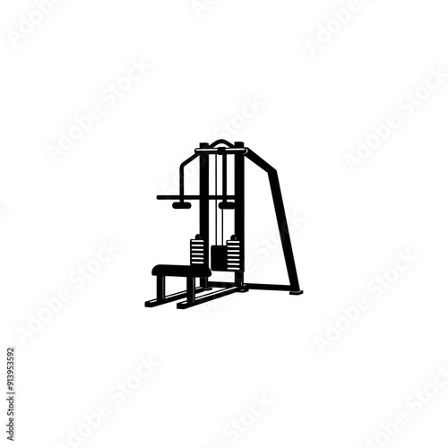  lat pulldown machine