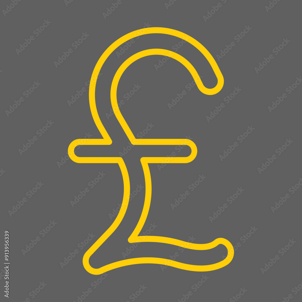 Pound Sterling icon Design