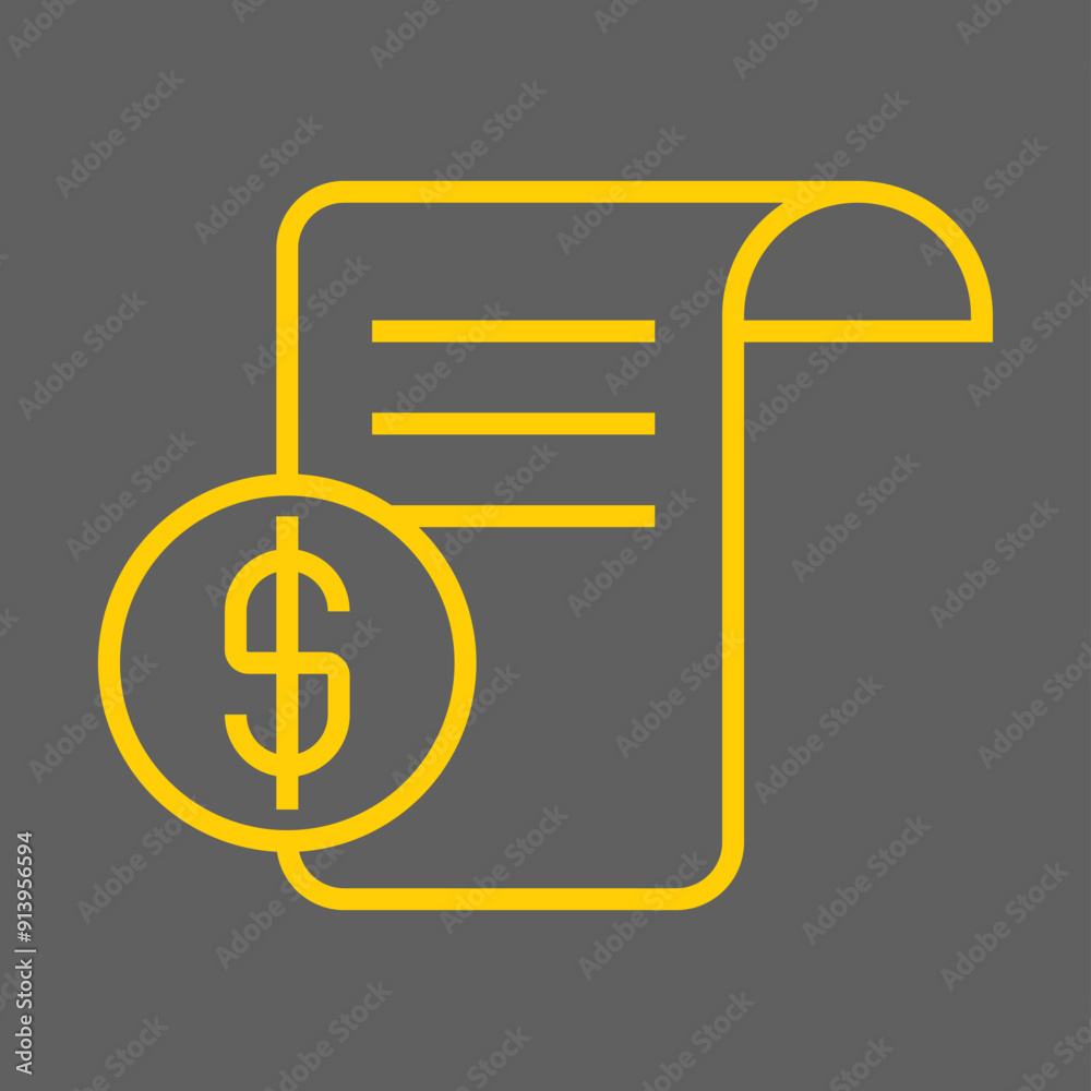 Invoice icon Design