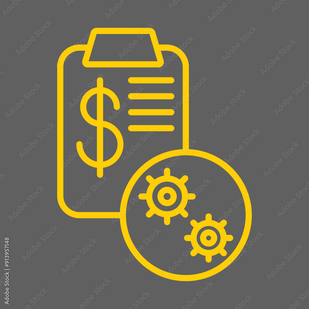 Fototapeta premium Wealth Management icon Design