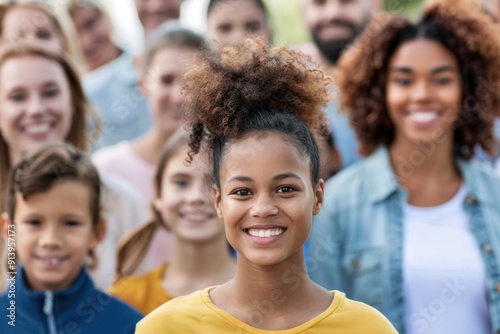 Diverse Smiling Group