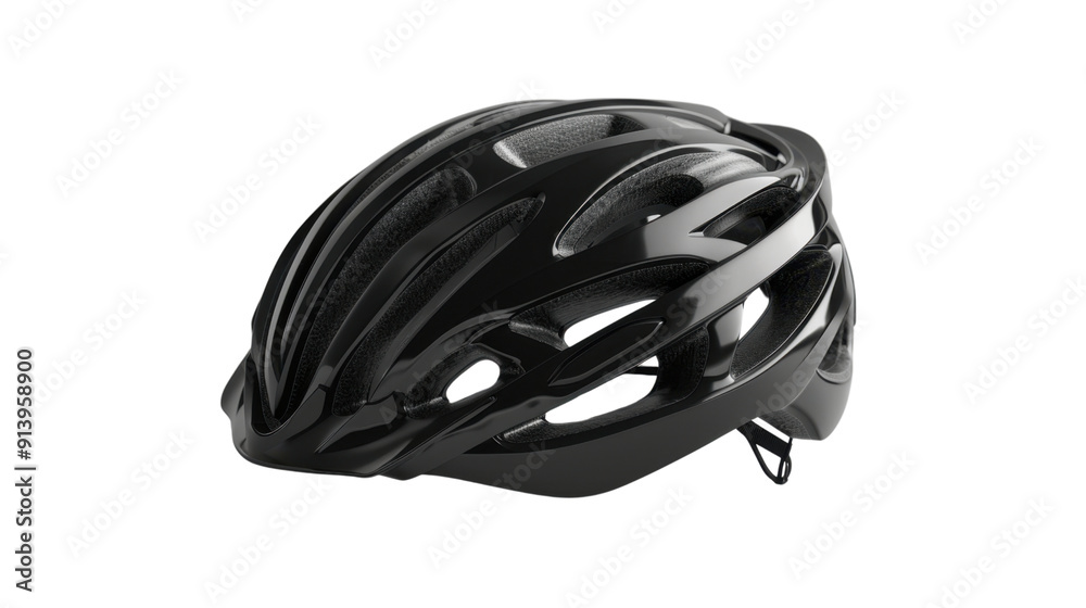 Fototapeta premium Bicycle helmet on transparent background