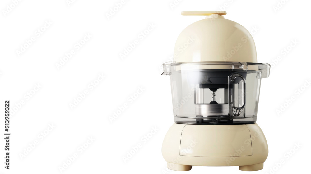 Cream food processor mixer on transparent background Cream food processor mixer on transparent background