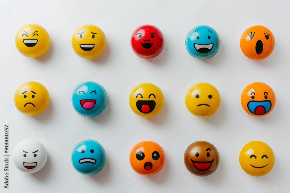 Collection of Emojis in Different Moods Collection of Emojis in Different Moods