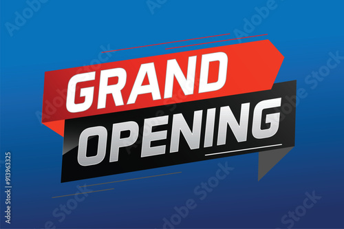 coming soon grand opening word concept vector illustration with megaphone and 3d, web, mobile app, poster, banner, flyer, background, gift card, coupon, label, wallpaper

