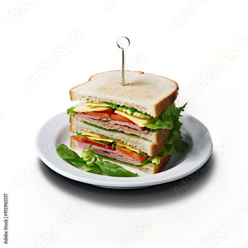 A Classic Club Sandwich photo