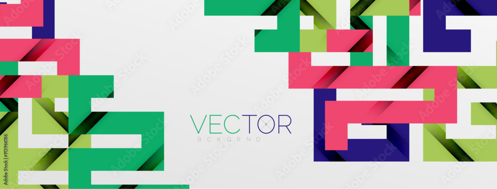 Obraz premium Color bend lines with shadow texture effect. Vector Illustration For Wallpaper, Banner, Background, Card, Book Illustration, landing page