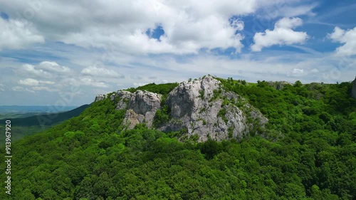 The imposing rock wreath called Yurushki Rocks (Urushki Rocks) is located 5 km away from Kotel, on the route to Omurtag town. photo