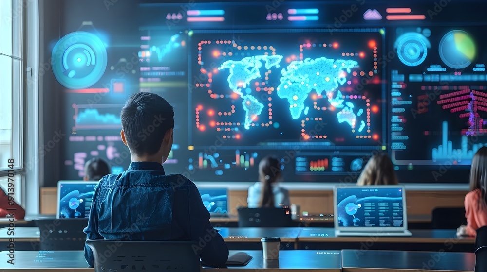 AI Powered Digital Classroom with Interactive Learning Tools and Global Data Analytics AI Powered Digital Classroom with Interactive Learning Tools and Global Data Analytics