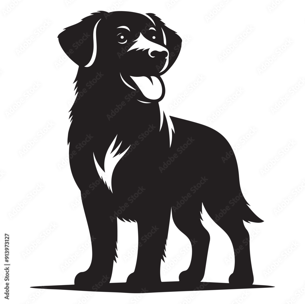 Dog silhouette vector Dog silhouette vector