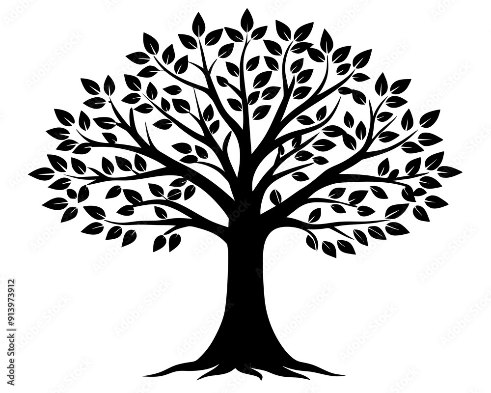 Elegant Tree Silhouettes: Vector Art and Illustration Collection Elegant Tree Silhouettes: Vector Art and Illustration Collection