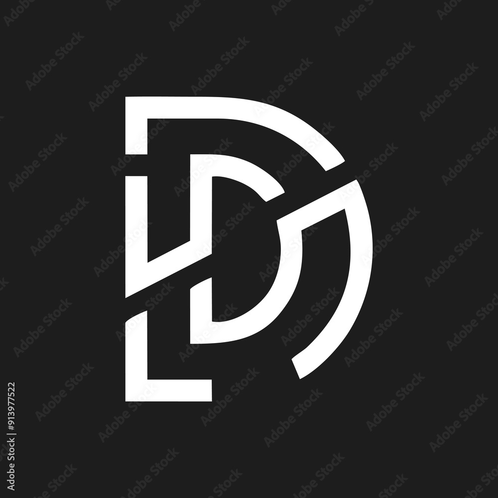 DD logo initial letter design template vector DD logo initial letter design template vector