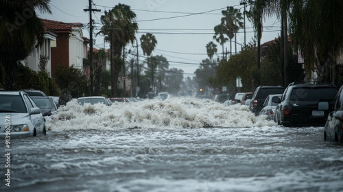 Climate change, due to global warming, can lead to extreme weather events like hot waves and heavy storms. These are influenced by weather patterns like El Niño and La Niña.